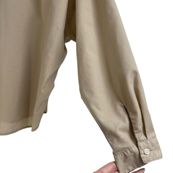 Chocol Raffine Robe Womens Lightweight Pullover Long Sleeve Beige Blouse Size S - Picture 5 of 7